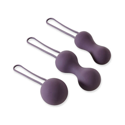 Je Joue Ami 3-Piece Silicone Kegel Set - Purple - Pelvic Fitness Trainer