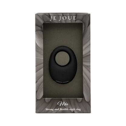 Je Joue Mio Rechargeable Vibrating Silicone Cock Ring – Black