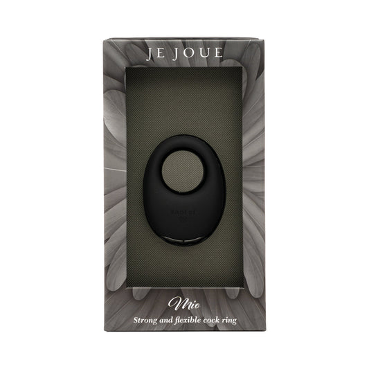 Je Joue Mio Rechargeable Vibrating Silicone Cock Ring – Black