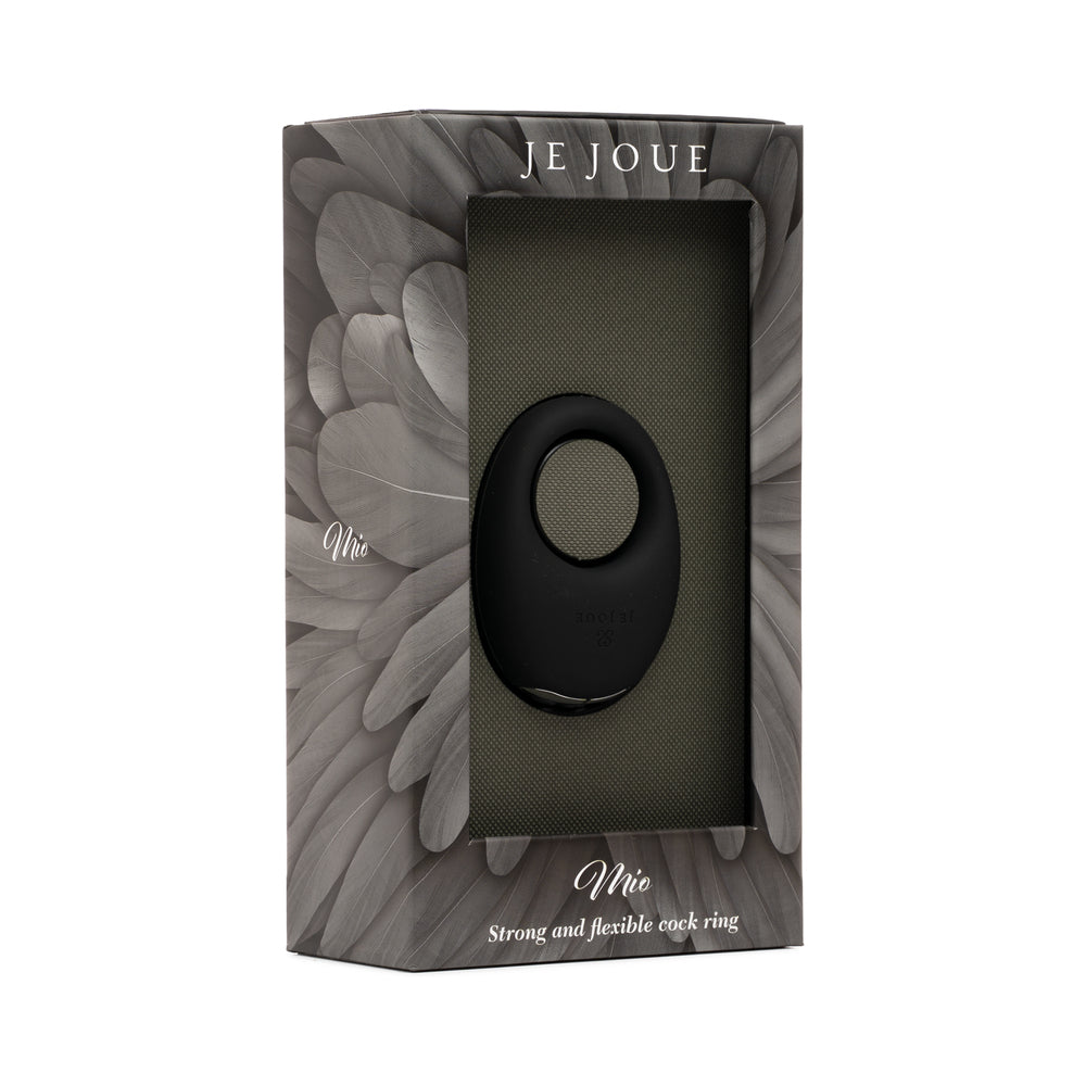 Je Joue Mio Rechargeable Vibrating Silicone Cock Ring – Black