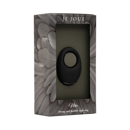 Je Joue Mio Rechargeable Vibrating Silicone Cock Ring – Black