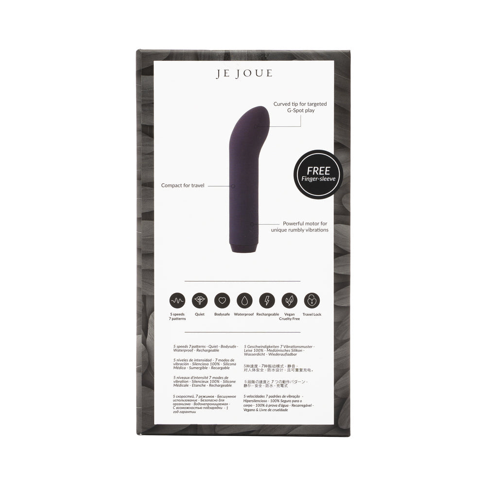 Je Joue G-Spot Bullet Vibrator – Rechargeable Silicone – Purple