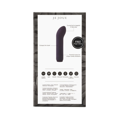 Je Joue G-Spot Bullet Vibrator – Rechargeable Silicone – Purple