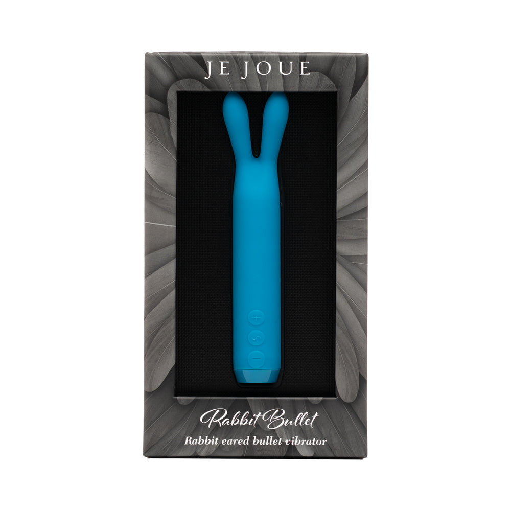 Je Joue Rabbit Bullet Vibrator – Rechargeable Silicone Teal with Rumbly Vibrations