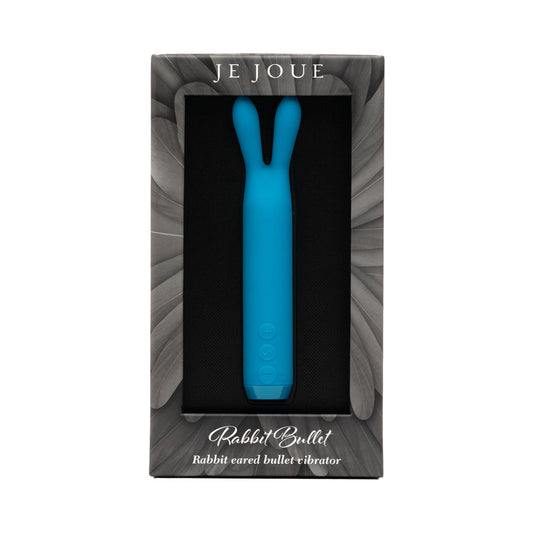 Je Joue Rabbit Bullet Vibrator – Rechargeable Silicone Teal with Rumbly Vibrations