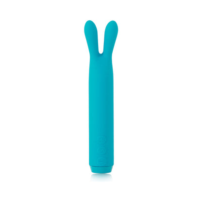 Je Joue Rabbit Bullet Vibrator – Rechargeable Silicone Teal with Rumbly Vibrations