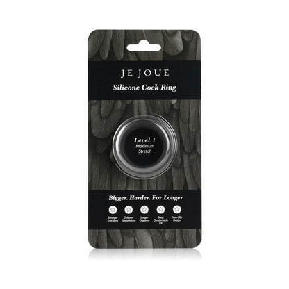 Je Joue Silicone Ring Maximum Stretch Cock Ring – Black