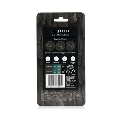 Je Joue Silicone Ring Maximum Stretch Cock Ring – Black