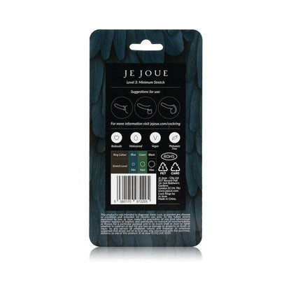 Je Joue Silicone Ring Minimum Stretch Cock Ring - Blue