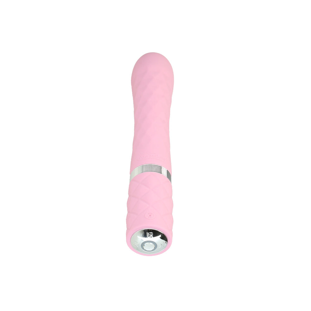 Pillow Talk Lively Dual Stimulator – Light Pink, Dual-Motor Vibrator with Rotating Shaft