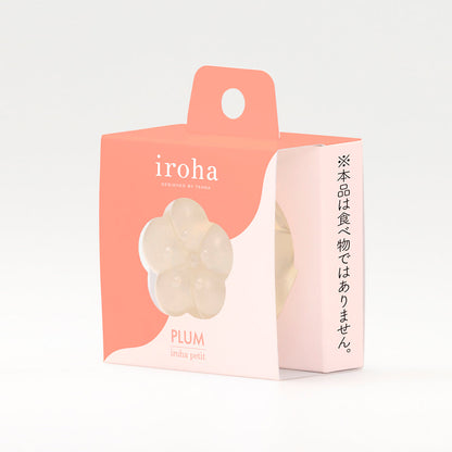 iroha Petit PLUM Clear Disposable Pleasure Item with Rounded Surfaces