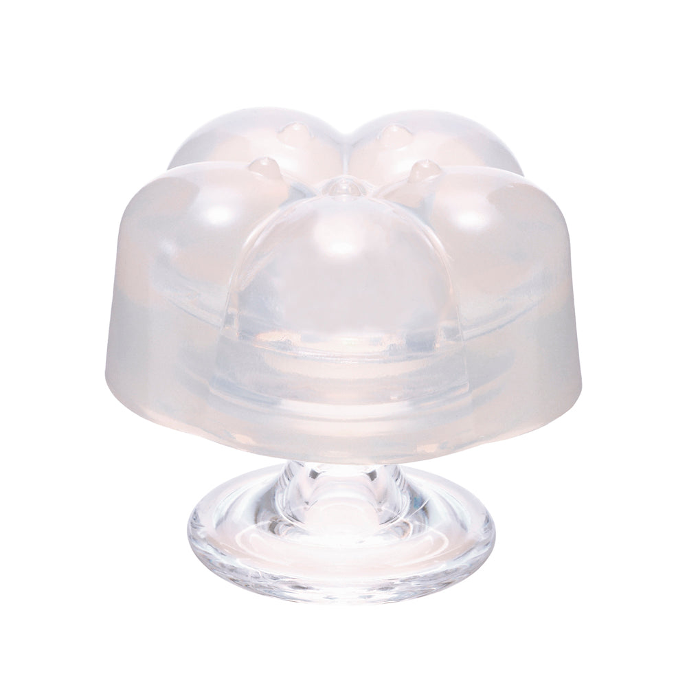 iroha Petit PLUM Clear Disposable Pleasure Item with Rounded Surfaces