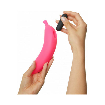 Love to Love Oh Oui Silicone Banana Vibrator – Pink