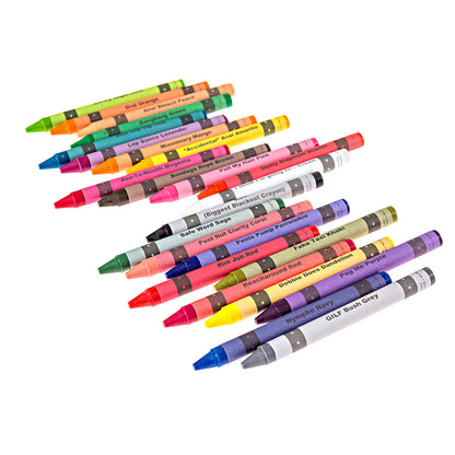 WoodRocket Offensive Crayons: Porn Pack – Multi-Color Crayon Set