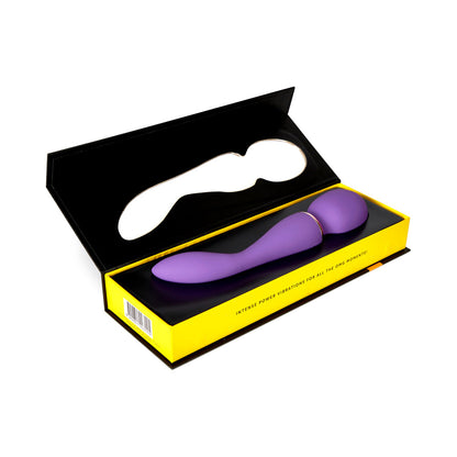 Nu Sensuelle Alluvion XLR8 Turbo Wand – Purple – Dual-Ended Vibrator with 12 Speeds