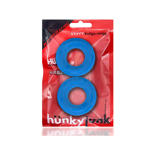 OxBalls Stiffy 2-Pack Bulge Cockrings – Teal