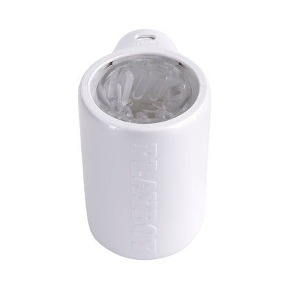 Playboy Spin Doctor Rechargeable Spinning Stroker – White