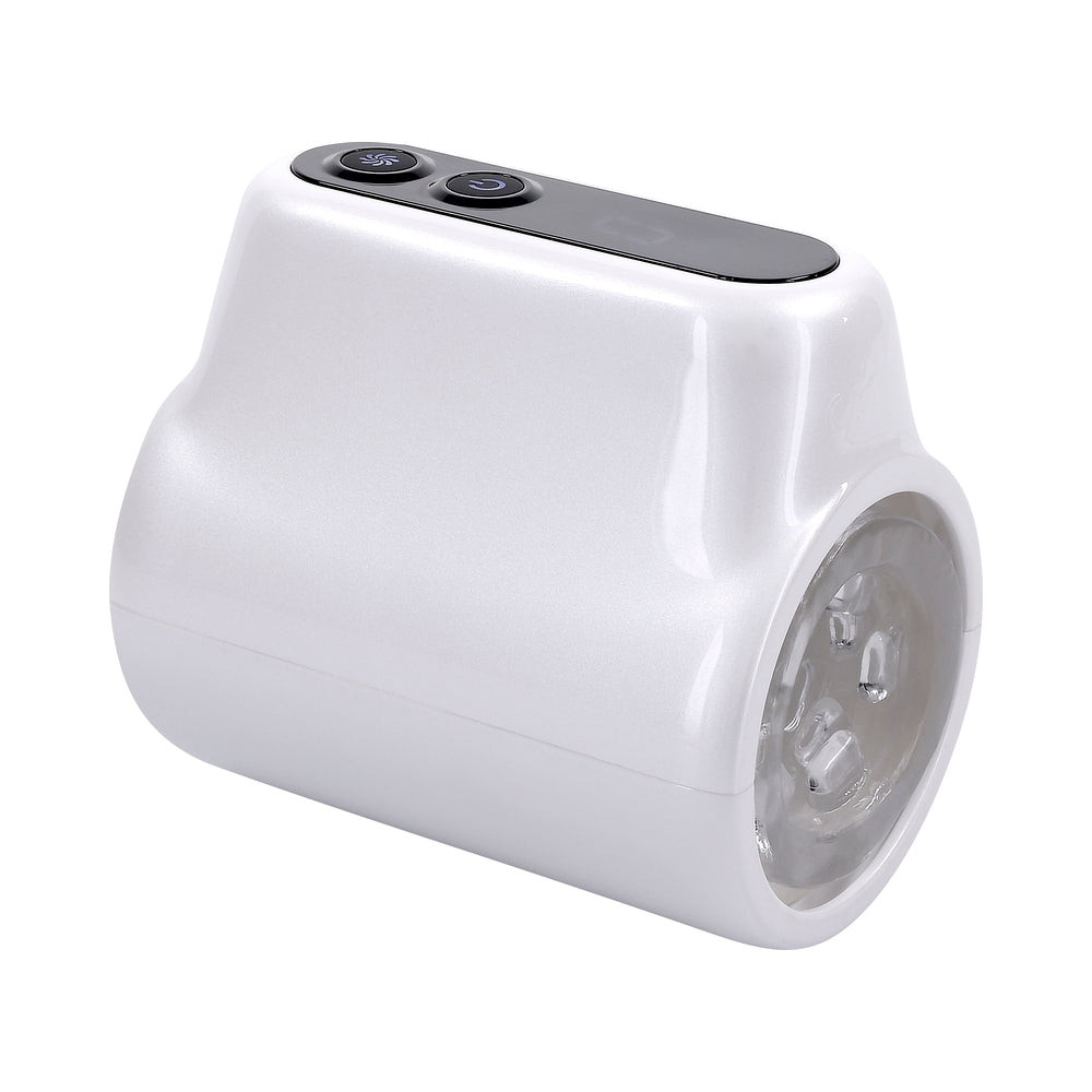 Playboy Spin Doctor Rechargeable Spinning Stroker – White