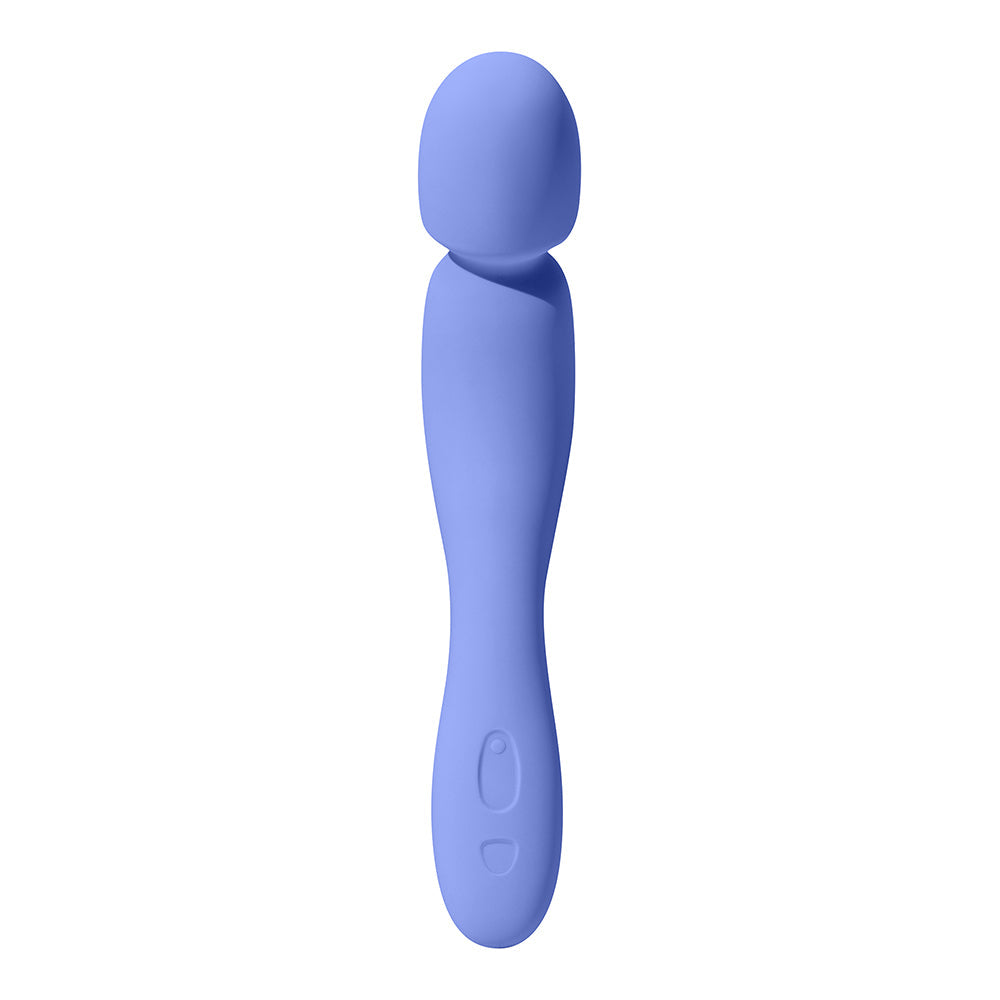 Dame Com Rechargeable Silicone Wand Vibrator – Periwinkle