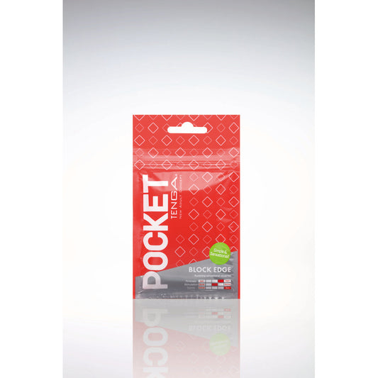 Tenga Pocket Masturbator Sleeve Block Edge – Clear – Super Stretch Material