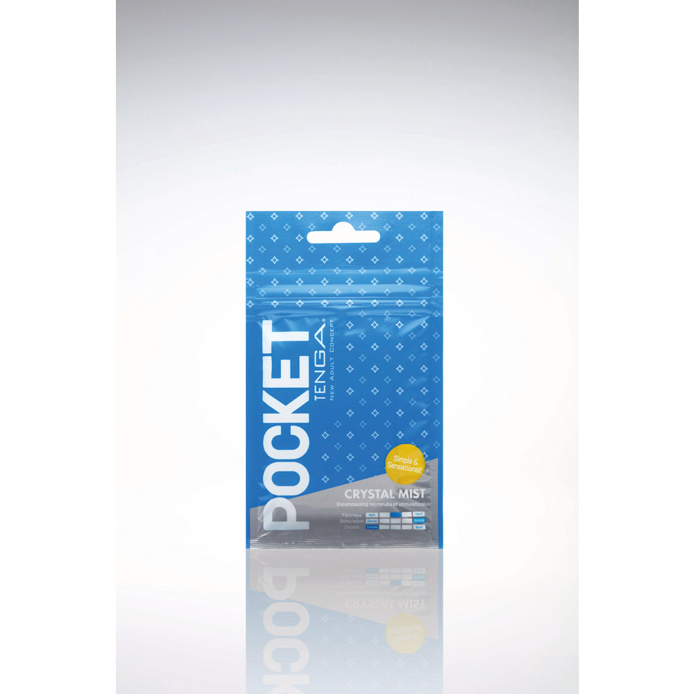 Tenga Pocket Maturbastor Sleeve – Crystal Mist, Stretchable Male Sleeve