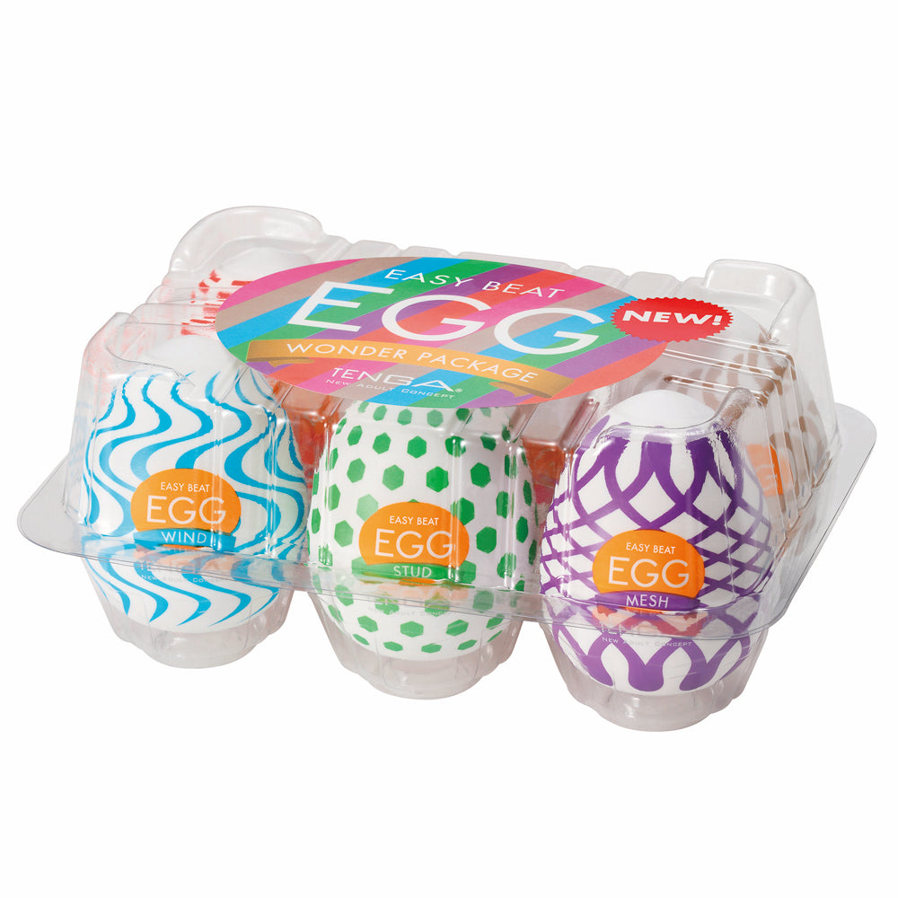 Tenga Egg Variety Pack Wonder – 6 pcs – Clear