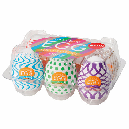 Tenga Egg Variety Pack Wonder – 6 pcs – Clear