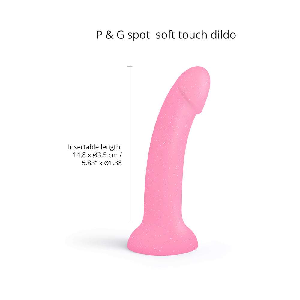 Love to Love Dildolls Glitzy Silicone Dildo – Pink Glitter