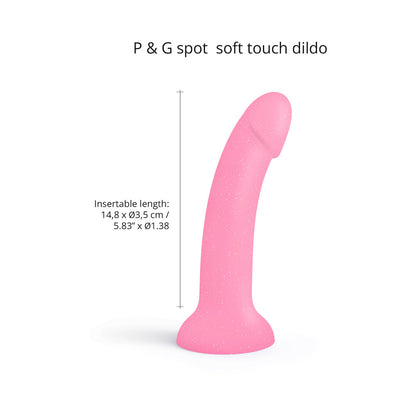 Love to Love Dildolls Glitzy Silicone Dildo – Pink Glitter