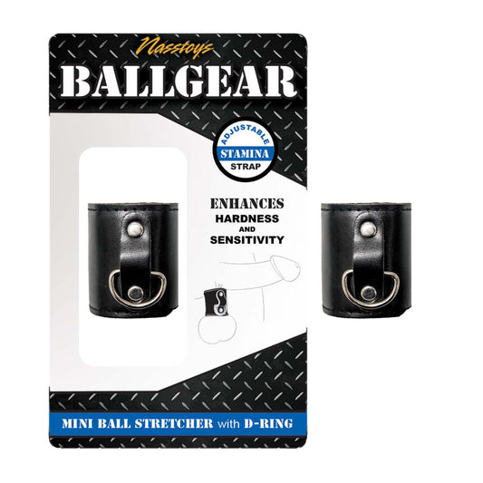 Ballgear Mini Ball Stretcher with D-Ring – Black