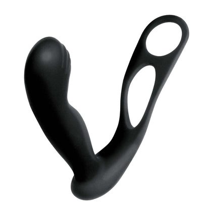 Nasstoys Butts Up Prostate Massager with Scrotum & Cock Ring – Black