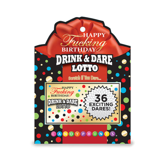 Little Genie Happy Fucking Birthday Lotto Game – Gold