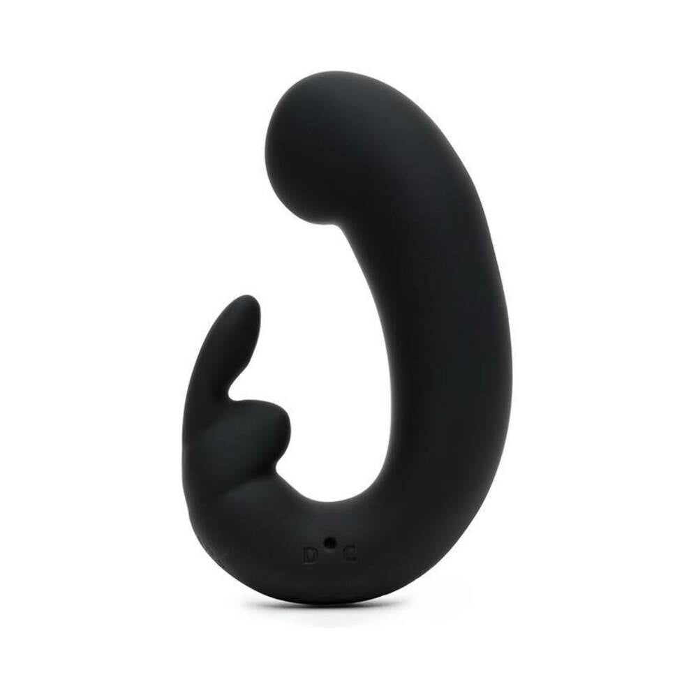 Fifty Shades of Grey Sensation Rechargeable Silicone G-Spot Rabbit Vibrator – Black