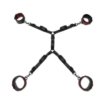 Fifty Shades of Grey Sweet Anticipation Under Mattress Restraint Set – Red/Black
