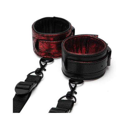 Fifty Shades of Grey Sweet Anticipation Under Mattress Restraint Set – Red/Black