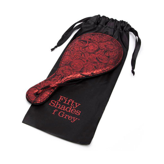 Fifty Shades of Grey Sweet Anticipation Faux Leather Round Paddle – Red