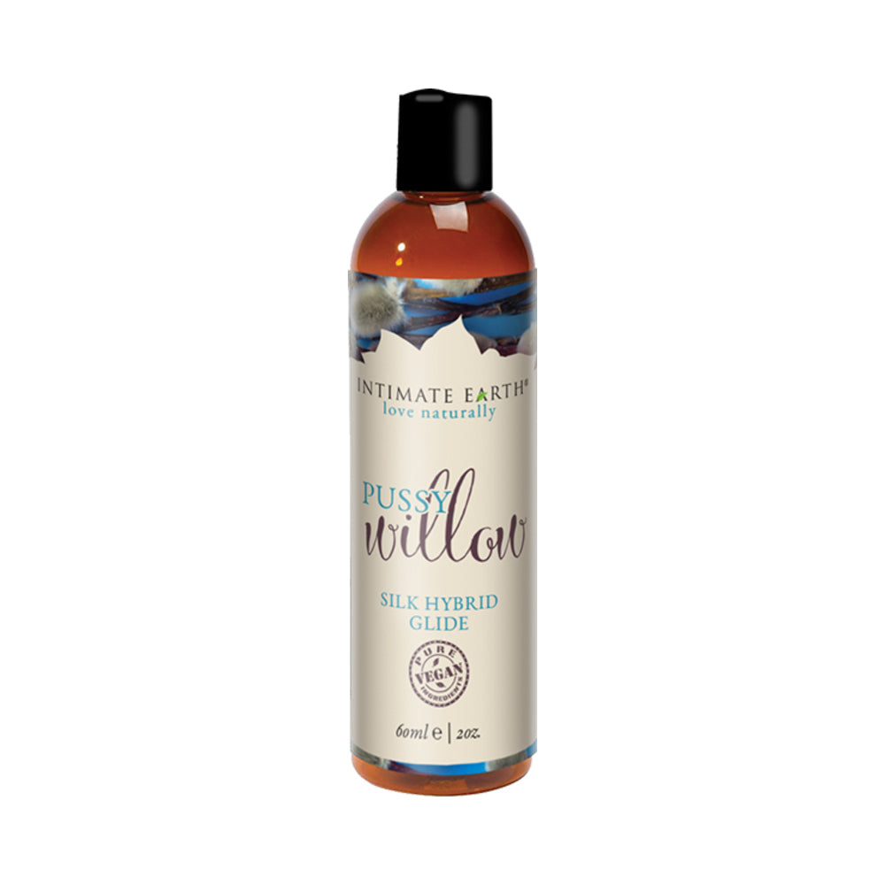 Intimate Earth Pussy Willow Silk Hybrid Glide – 2 oz – Clear