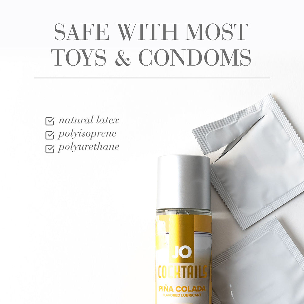 JO Cocktails Pina Colada Flavored Water-Based Lubricant 2 oz