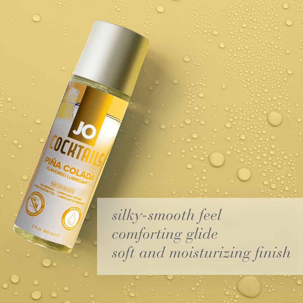 JO Cocktails Pina Colada Flavored Water-Based Lubricant 2 oz