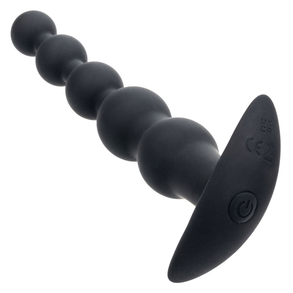 CalExotics Rechargeable X-5 Power Beads - Multi-Speed Vibrating Probe - Black