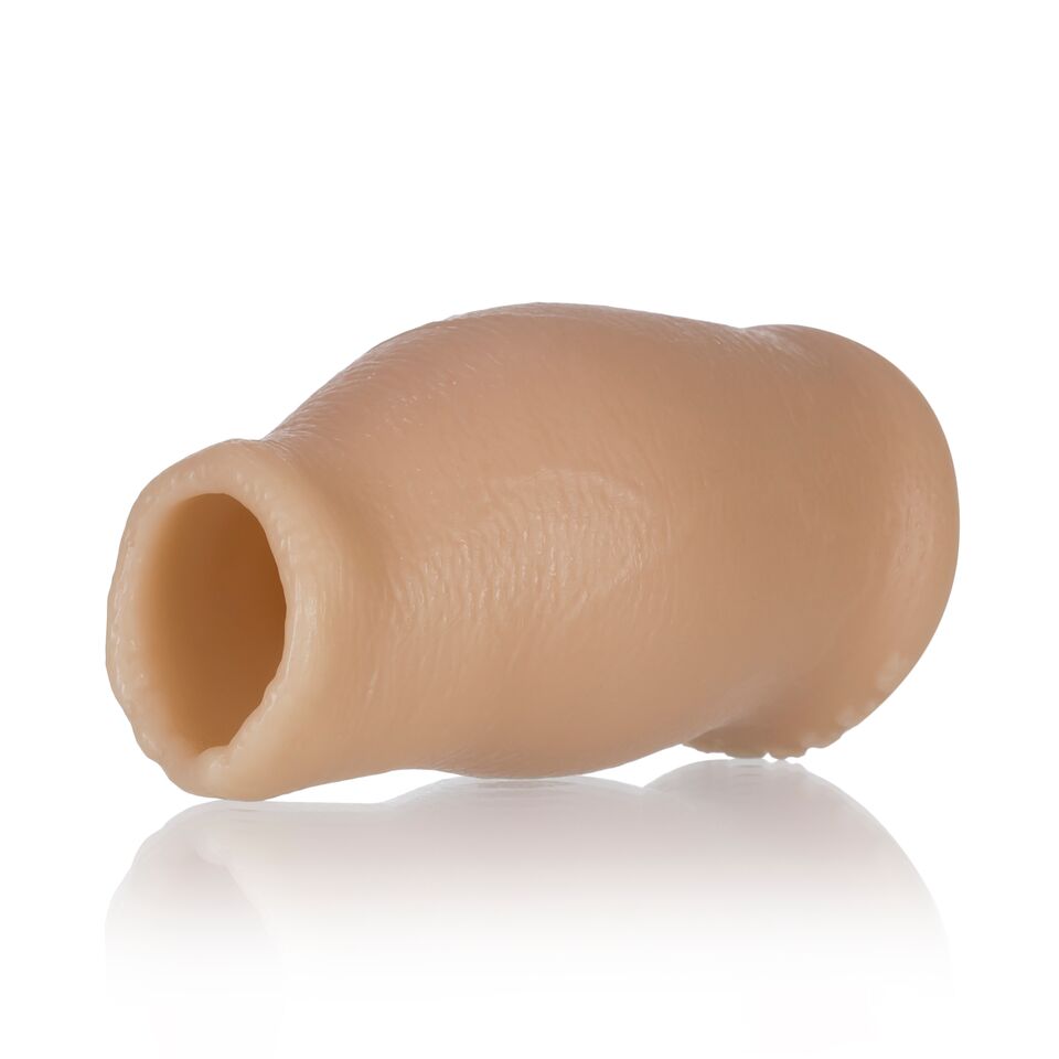 Oxballs Hood Moreskin Silicone Faux Foreskin - Medium/Large - Light Tone