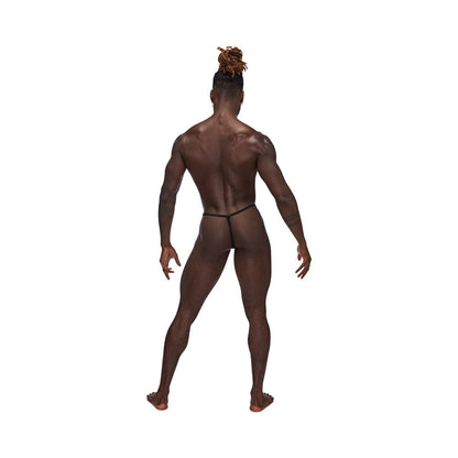Male Power Sexagon Posing Strap – Adjustable G-String in Gray