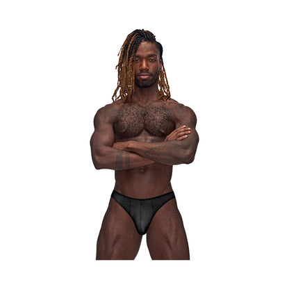 Male Power Moonshine Jock Brief – Black – L/XL
