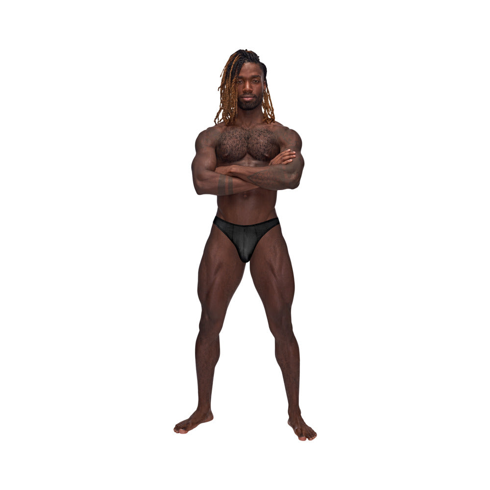 Male Power Moonshine Jock Brief – Black – L/XL