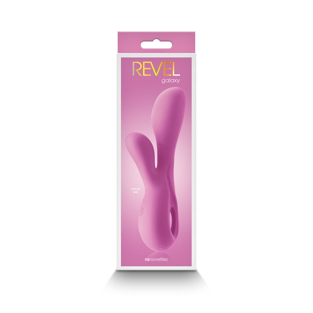 Revel Galaxy Dual Stimulator – Pink – 10 Vibration Patterns
