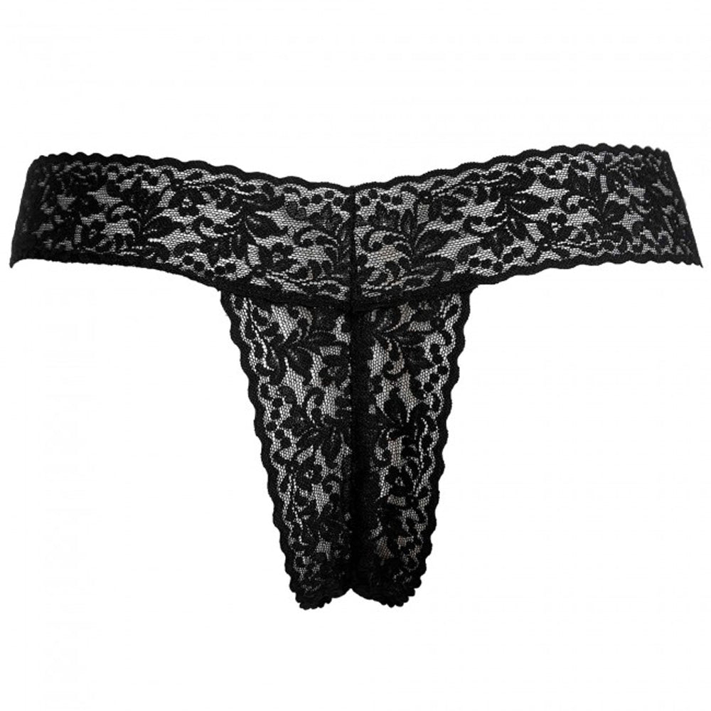 Love to Love Secret Panty 2 Rechargeable Vibrating Panty Set with Remote - Black Onyx