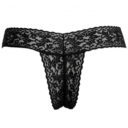 Love to Love Secret Panty 2 Rechargeable Vibrating Panty Set with Remote - Black Onyx