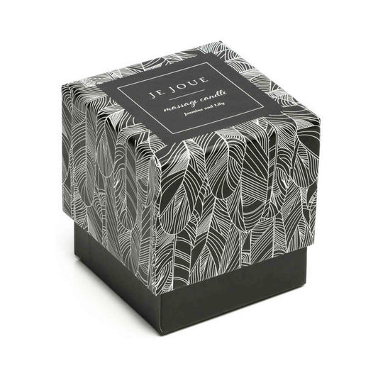 Je Joue Luxury Massage Candle Jasmine & Lily – Massage Candle – Black