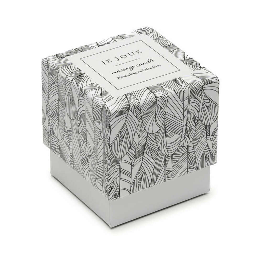Je Joue Luxury Massage Candle Ylang Ylang & Mandarin - Massage Candle - White