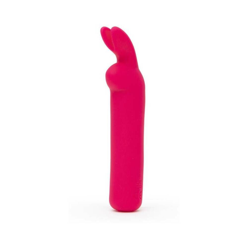 Happy Rabbit Rechargeable Silicone Bullet Vibrator with Ears – Pink